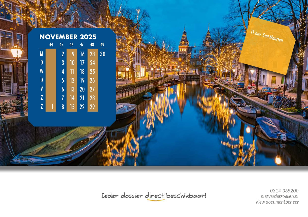 Kalender View De View-kalender is er weer - View documentbeheer